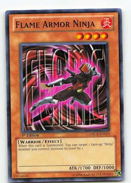 Flame Armor Ninja - Order of Chaos #ORCS-EN013