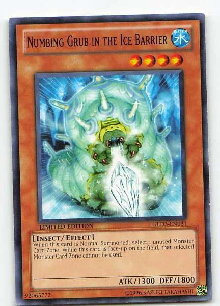 Numbing Grub in the Ice Barrier - Gold Series 3 #GLD3-EN031