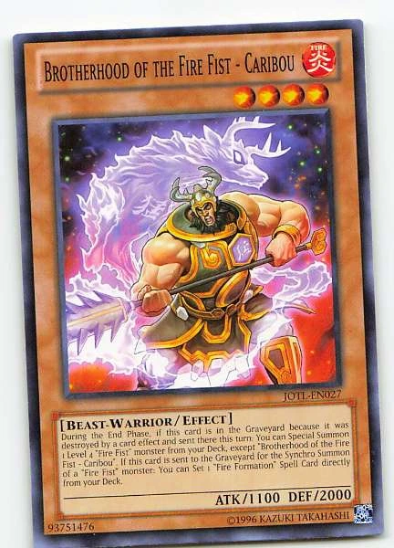 Brotherhood of the Fire Fist - Caribou #JOTL-EN027