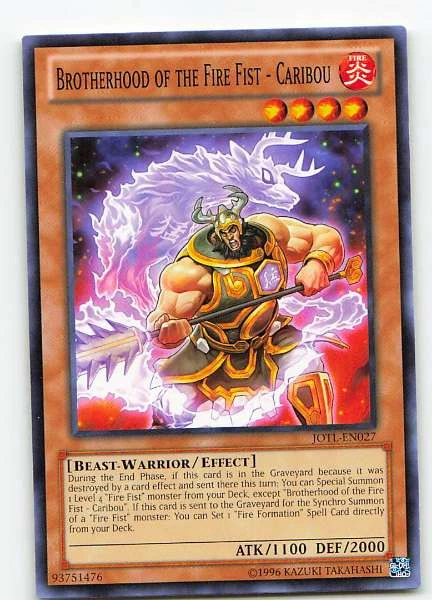 Brotherhood of the Fire Fist - Caribou #JOTL-EN027