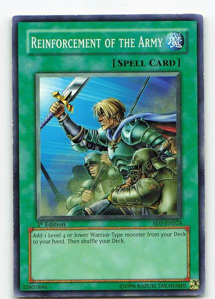 Reinforcement of the Army - Warrior's Triumph #SD5-EN024