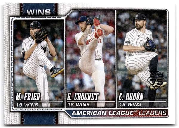 American League Wins Leaders - 2026 Topps Series 1 #130
