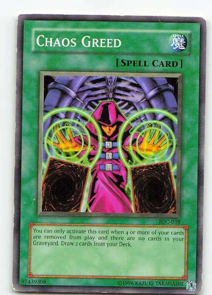 Chaos Greed - Invasion of Chaos #IOC-038