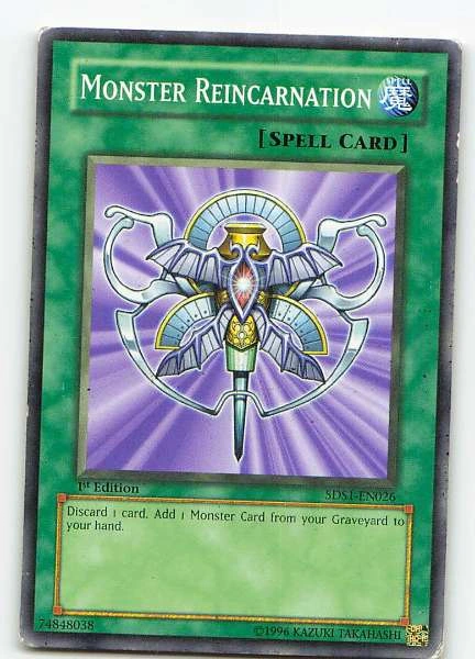 Monster Reincarnation - Starter Deck: Yu-Gi-Oh! 5D's / Structure Deck: Soulburner #SDS1-EN026