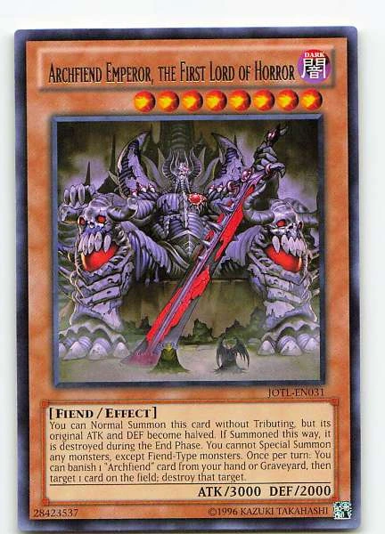 Archfiend Emperor, the First Lord of Horror - Judgment of the Light #JOTL-EN031