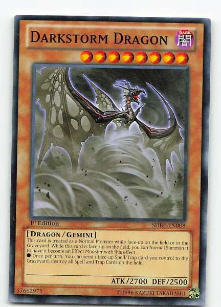 Darkstorm Dragon - Structure Deck: Blaze of Destruction #SDBE-EN008