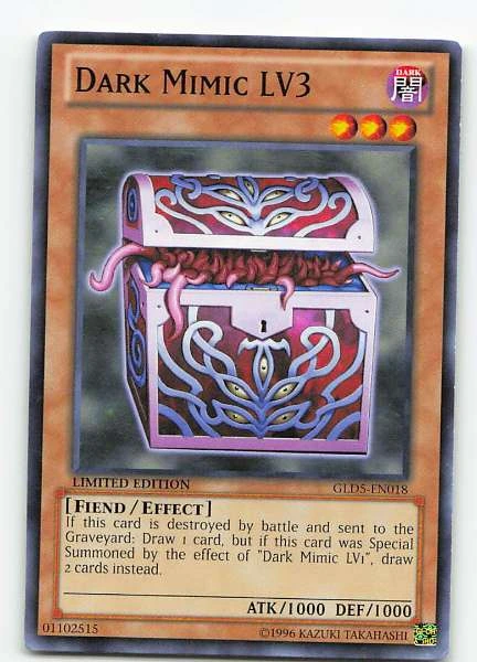 Dark Mimic LV3 - Gold Series: Haunted Mine #GLD5-EN018