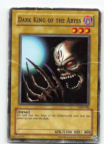 Dark King of the Abyss - Legend of Blue Eyes White Dragon #LOB-020