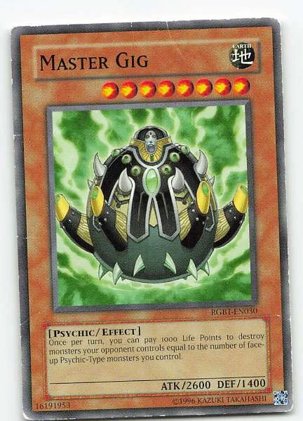 Master Gig - Raging Battle #RGBT-EN030