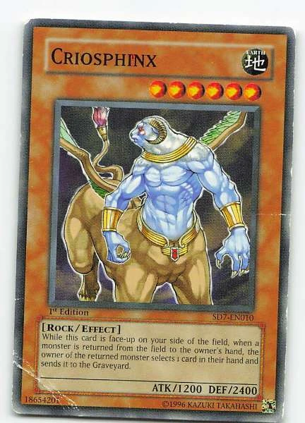 Criosphinx - Structure Deck: Invincible Fortress #SD7-EN010