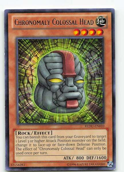 Chronomaly Colossal Head - Return of the Duelist #REDU-EN010