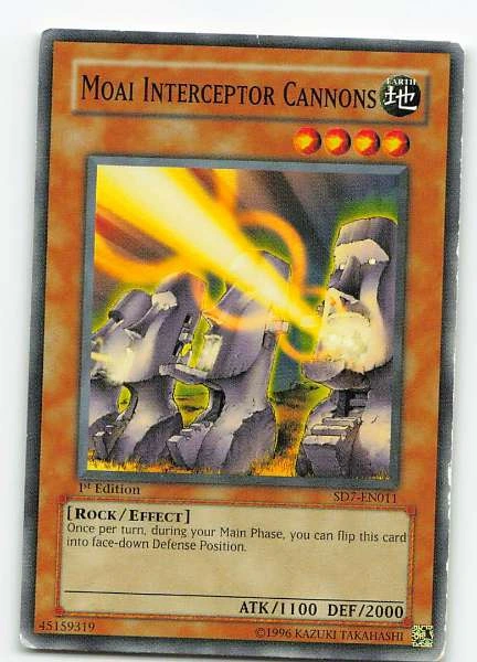 Moai Interceptor Cannons - Structure Deck: Invincible Fortress #SD7-EN011