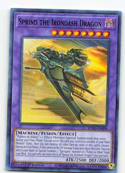 Sprind the Irondash Dragon - Blazing Vortex #BLVO-EN038
