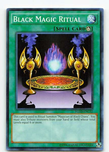 Black Magic Ritual - Yugi's Legendary Decks #YGLD-ENC32