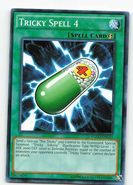Tricky Spell 4 - Yugi's Legendary Decks #YGLD-ENC33