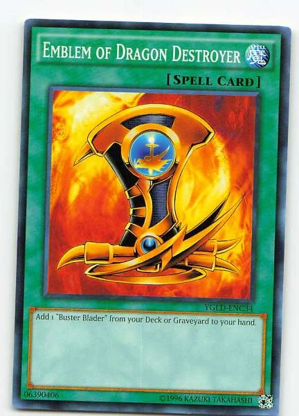 Emblem of Dragon Destroyer - Yugi's Legendary Decks #YGLD-ENC34