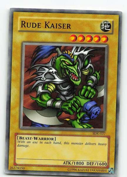 Rude Kaiser - Starter Deck: Kaiba #SDK-027
