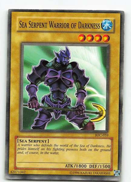 Sea Serpent Warrior of Darkness - Invasion of Chaos #IOC-059