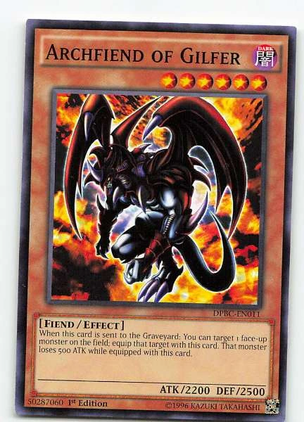 Archfiend of Gilfer - Duelist Pack: Battle City #DPBC-EN011