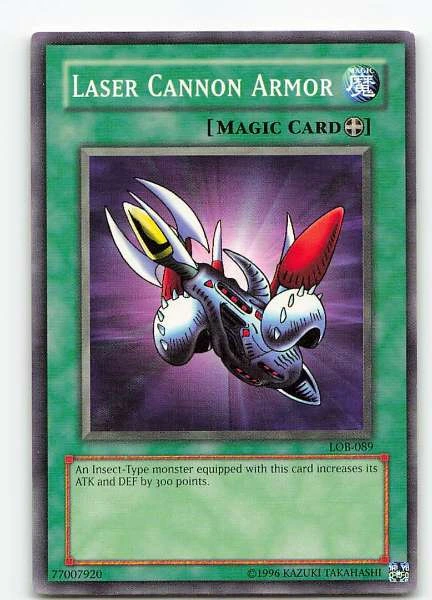 Laser Cannon Armor - Legend of Blue Eyes White Dragon #LOB-089