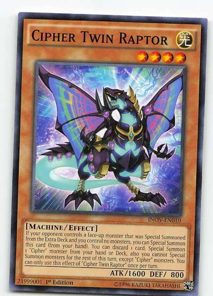 Cipher Twin Raptor - Invasion: Vengeance #INOV-EN010