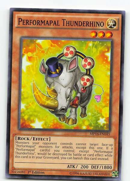 Performapal Thunderhino - 2016 Mega-Tins Mega Pack #MP16-EN045