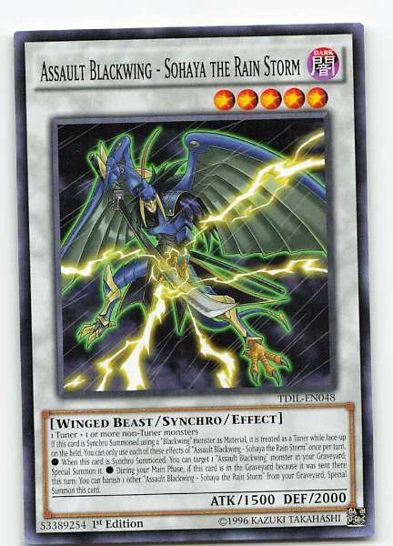 Assault Blackwing - Sohaya the Rain Storm #TDIL-EN048