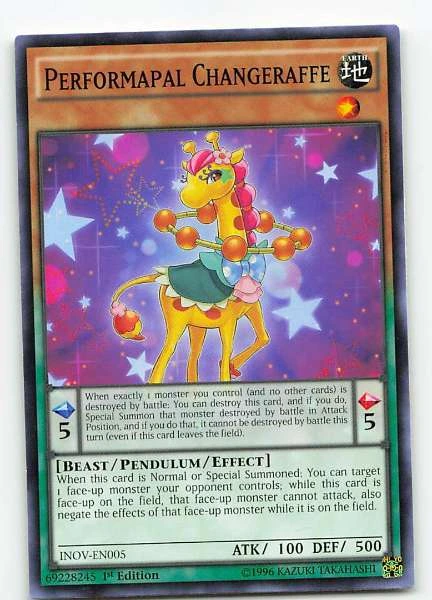 Performapal Changeraffe - Invasion: Vengeance #INOV-EN005