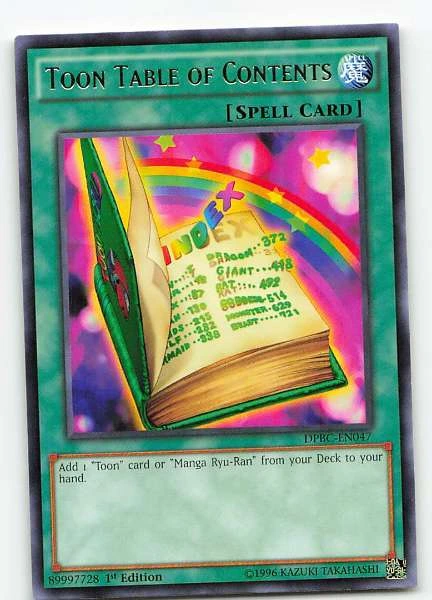 Toon Table of Contents - Duelist Pack: Battle City #DPBC-EN047