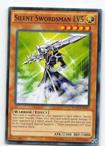 Silent Swordsman LV5 - Yugi's Legendary Decks #YGLD-ENC07