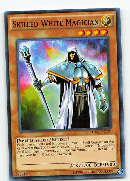 Skilled White Magician - Yugi's Legendary Decks #YGLD-ENC20