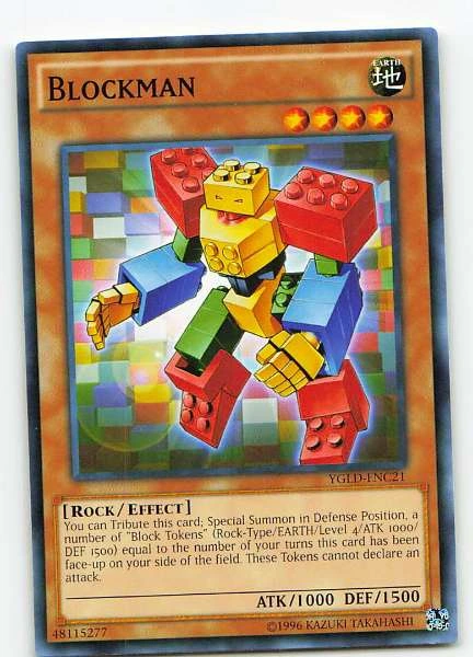 Blockman - Yugi's Legendary Decks #YGLD-ENC21