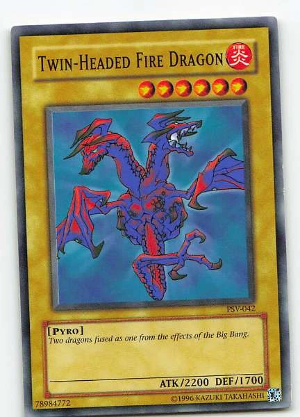 Twin-Headed Fire Dragon - Pharaoh's Servant #PSV-042