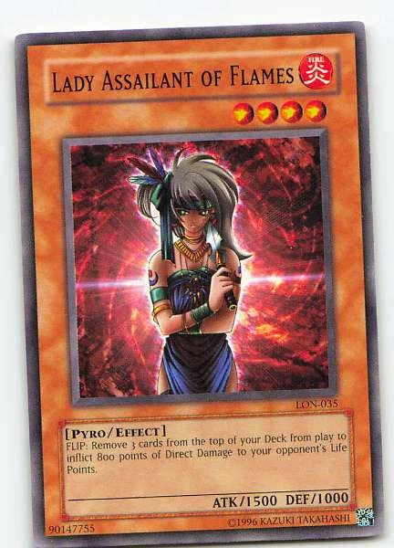 Lady Assailant of Flames - Labyrinth of Nightmare #LON-035