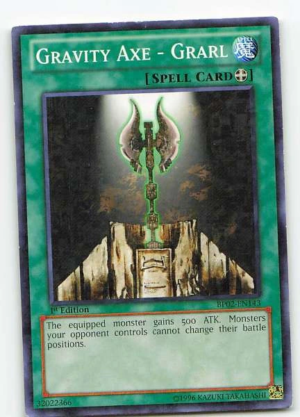 Gravity Axe - Grarl #BP02-EN143