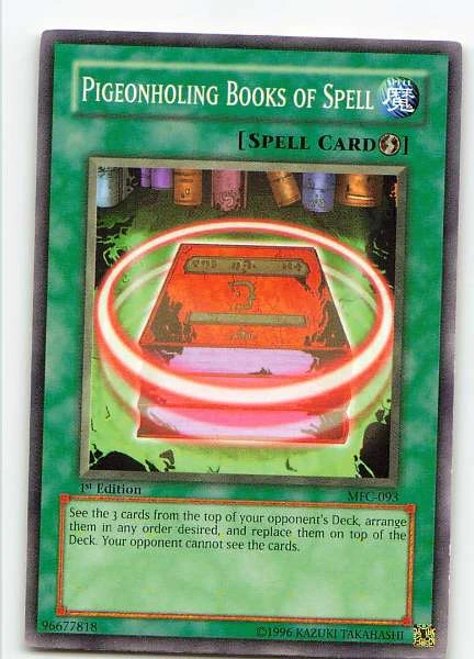 Pigeonholing Books of Spell - Magicians Force #MFC-093