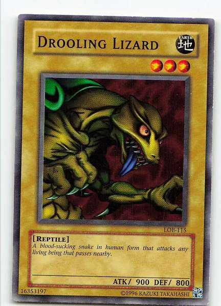 Drooling Lizard - Legend of Blue Eyes White Dragon #LOB-115