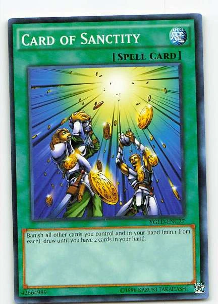 Card of Sanctity - Yugi's Legendary Decks #YGLD-ENC27