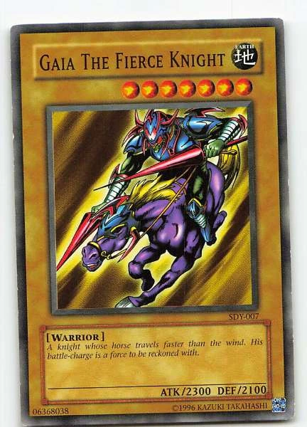 Gaia The Fierce Knight - Starter Deck: Yugi #SDY-007