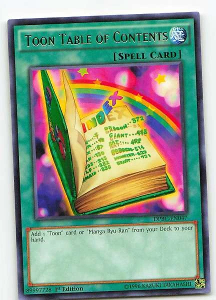 Toon Table of Contents - Duelist Pack: Battle City #DPBC-EN047