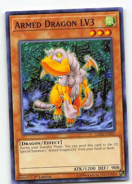 Armed Dragon LV3 - Legendary Duelists: Ancient Millennium #LED2-EN025