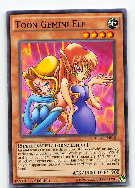 Toon Gemini Elf - Duelist Pack: Battle City #DPBC-EN045