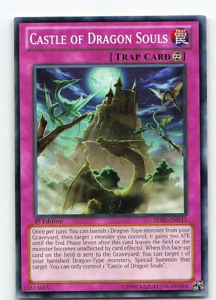 Castle of Dragon Souls - Saga of Blue Eyes White Dragon #SDBE-EN033