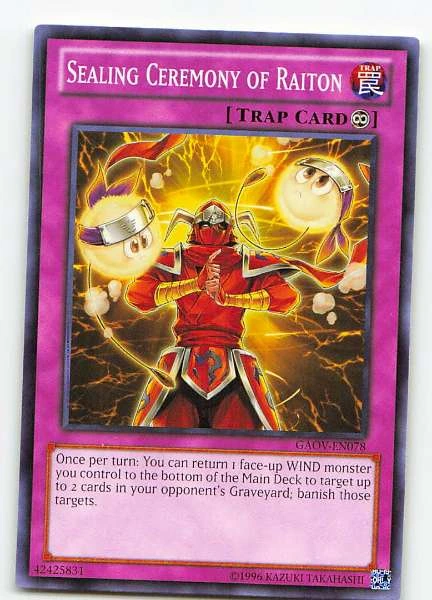 Sealing Ceremony of Raiton - Galactic Overlord #GAOV-EN078