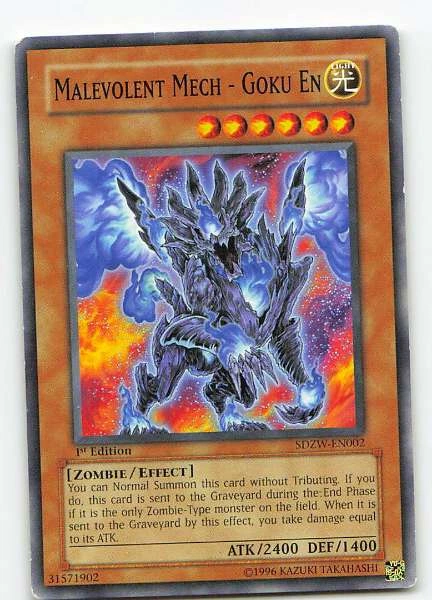 Malevolent Mech - Goku En #SDZW-EN002