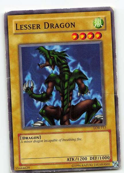 Lesser Dragon - Legend of Blue Eyes White Dragon #LOB-113