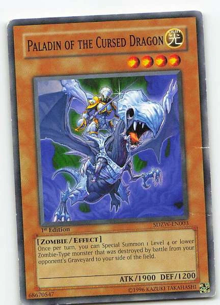Paladin of the Cursed Dragon - Zombie World Structure Deck #SDZW-EN003