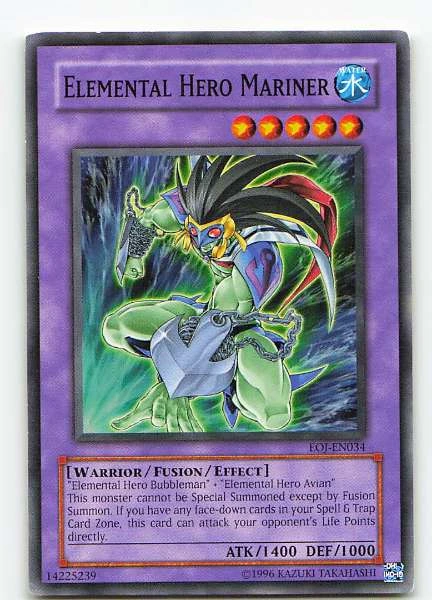 Elemental Hero Mariner - Enemy of Justice #EOJ-EN034