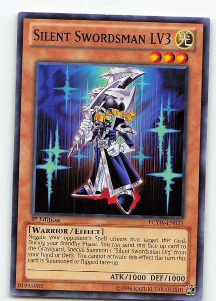 Silent Swordsman LV3 - Legendary Collection Yugi's World #LCYW-EN033