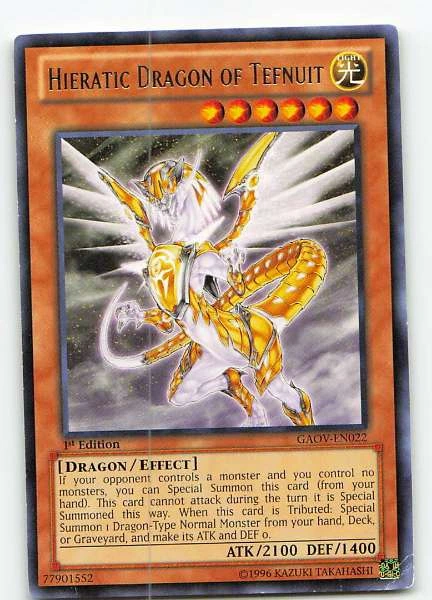 Hieratic Dragon of Tefnuit - Galactic Overlord #GAOV-EN022